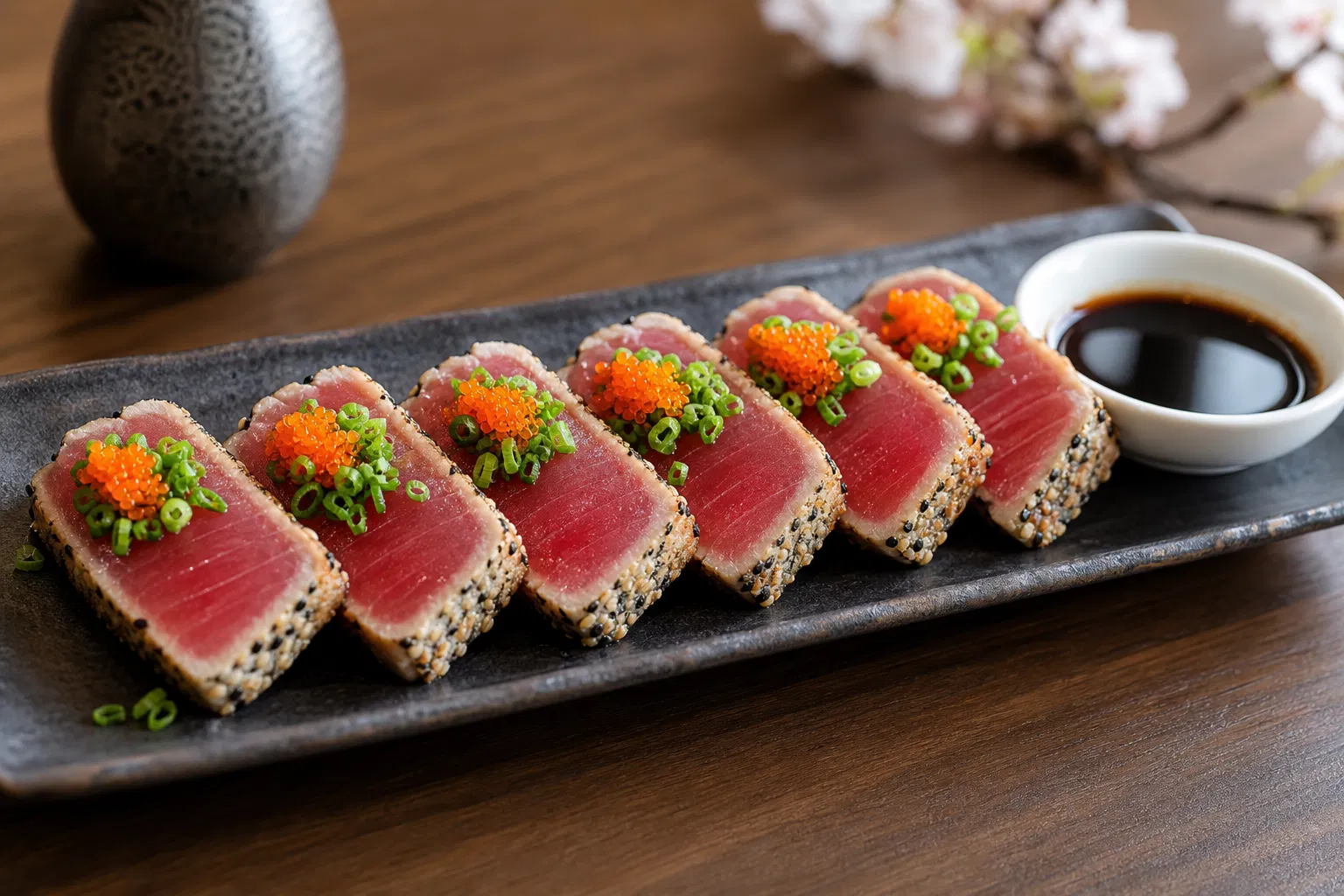 Seared Tuna Sashimi (6 pcs)